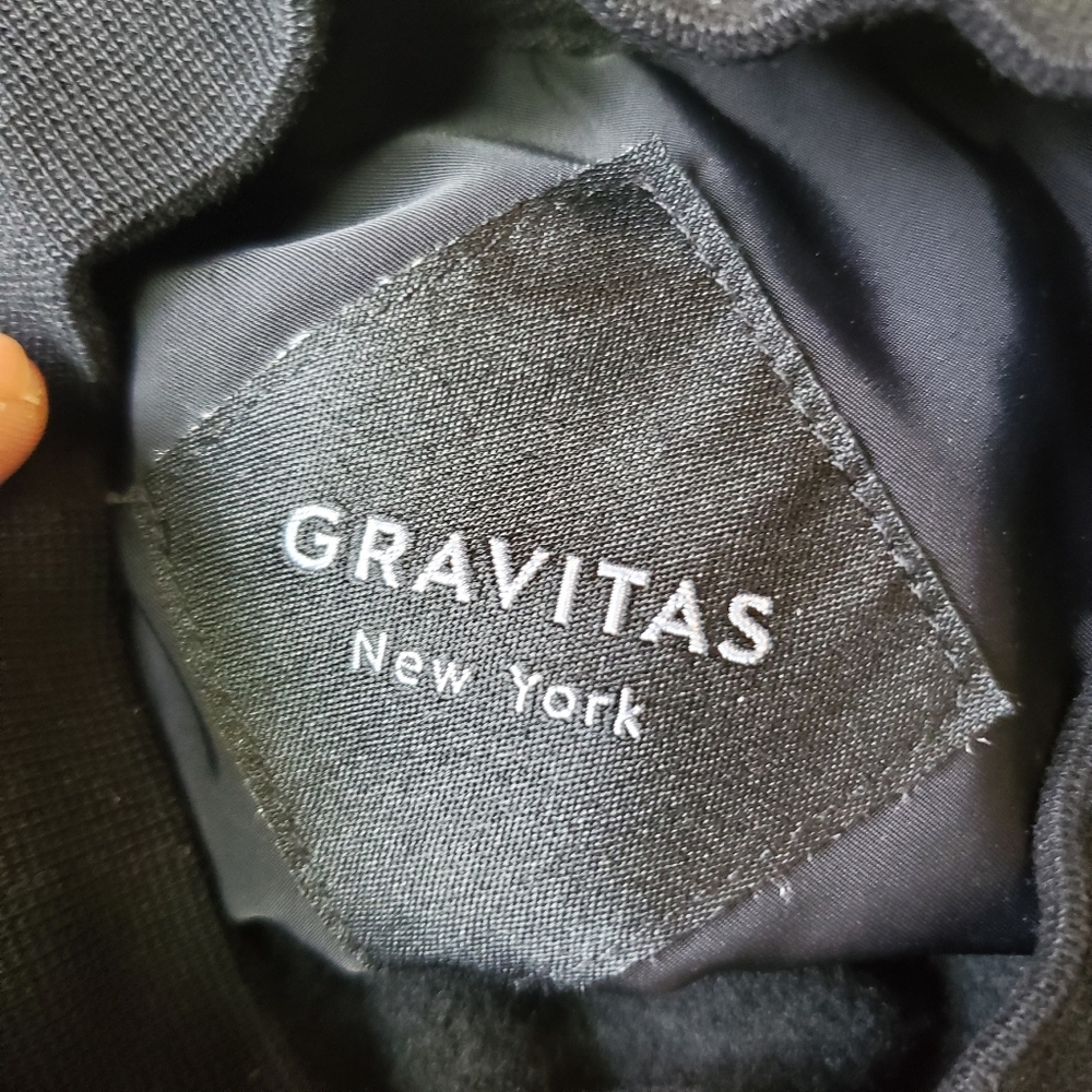 Gravitas New York Shirt Long Sleeve Sweatshirt Raglan Sleeve Mens Sz XS Black - Picture 12 of 15